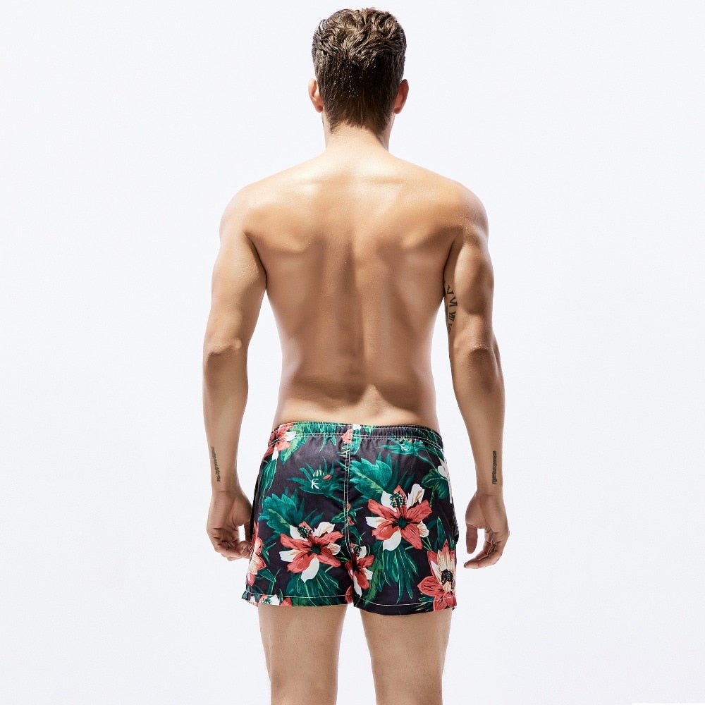 Dark Floral Board Shorts | dmunderwear detail image 8