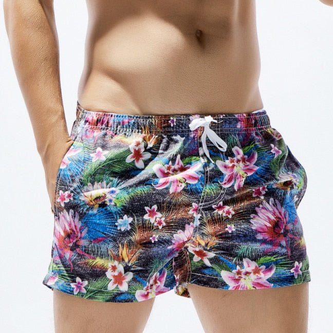 ORVLS Dark Floral Board Shorts | dmunderwear variant image