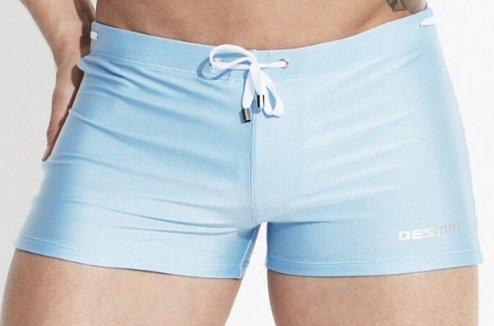 Desmiit Color Tie Square Cut Swim Trunks | dmunderwear detail image 11