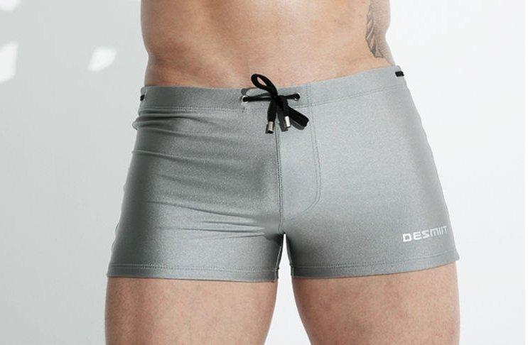 Desmiit Color Tie Square Cut Swim Trunks | dmunderwear detail image 8