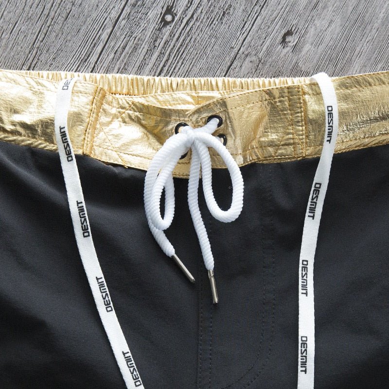 Desmiit Metallic Band Board Shorts | dmunderwear detail image 7