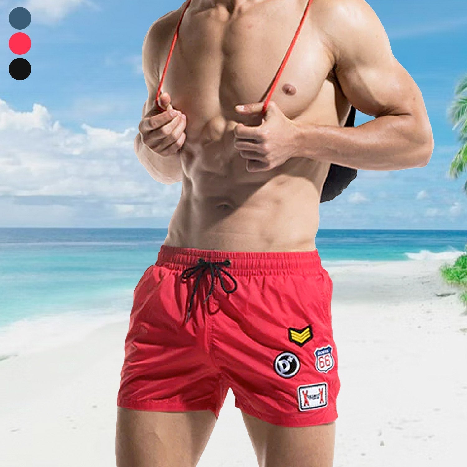 Desmiit Patches Board Shorts | dmunderwear