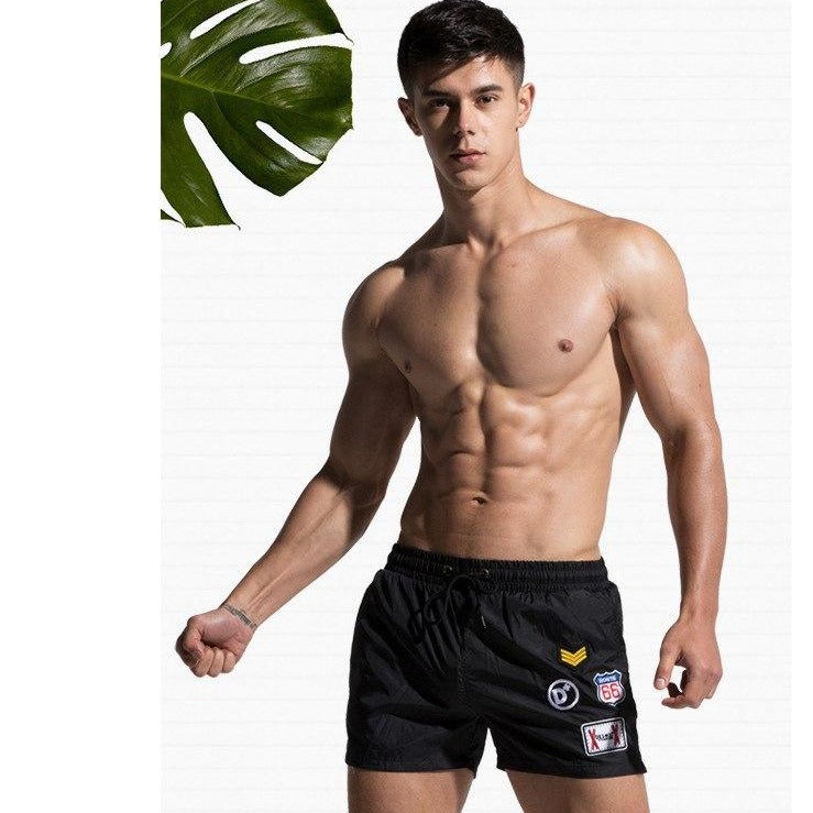 Desmiit Patches Board Shorts | dmunderwear detail image 4
