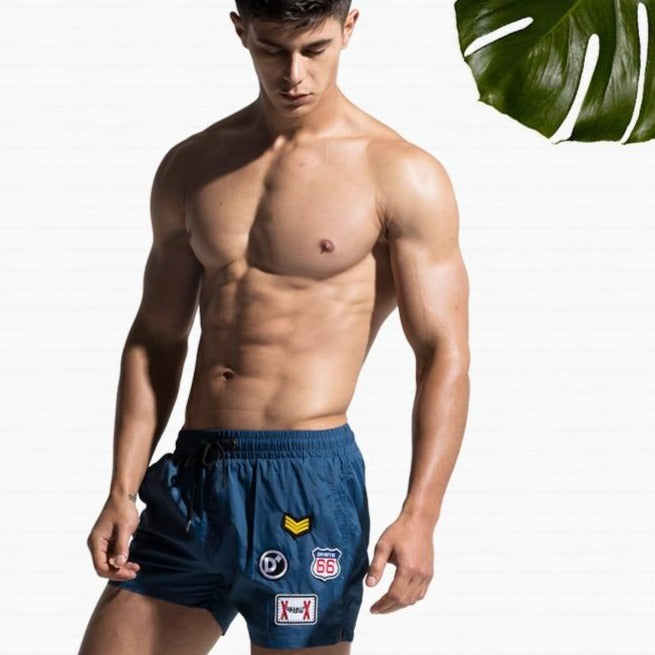 Desmiit Patches Board Shorts | dmunderwear detail image 7