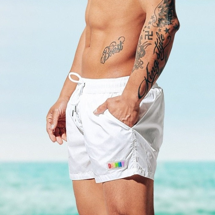 Desmiit Pride Pocket Board Shorts | dmunderwear detail image 2