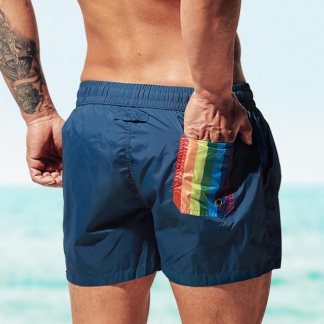 Desmiit Pride Pocket Board Shorts | dmunderwear detail image 4