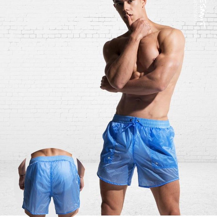 Desmiit See-Through Board Shorts | dmunderwear detail image 7