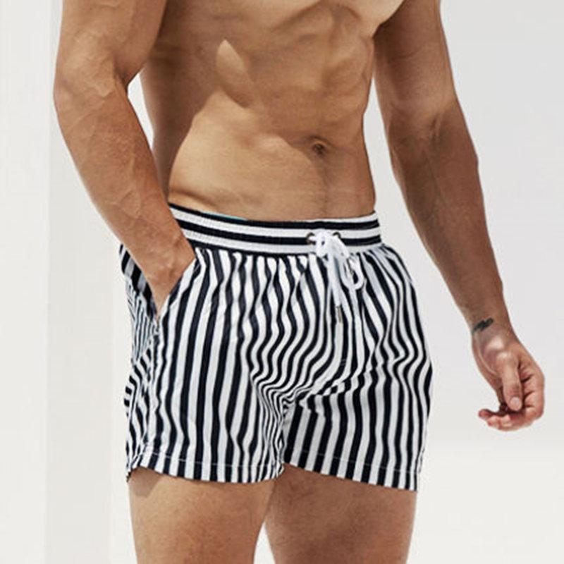 Desmiit Striped Board Shorts | dmunderwear detail image 12