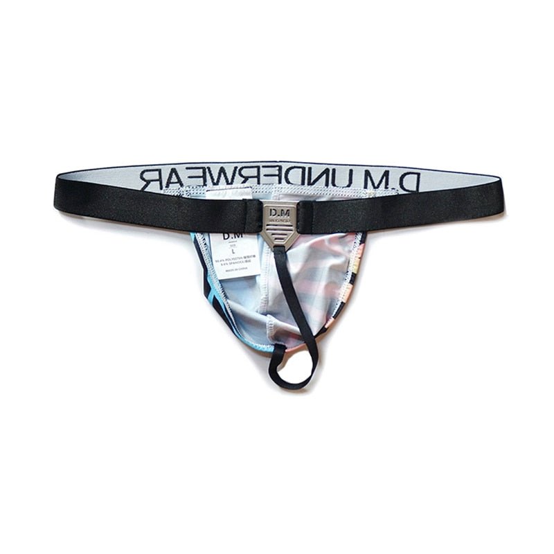 DM Animal Print Thong | dmunderwear detail image 2