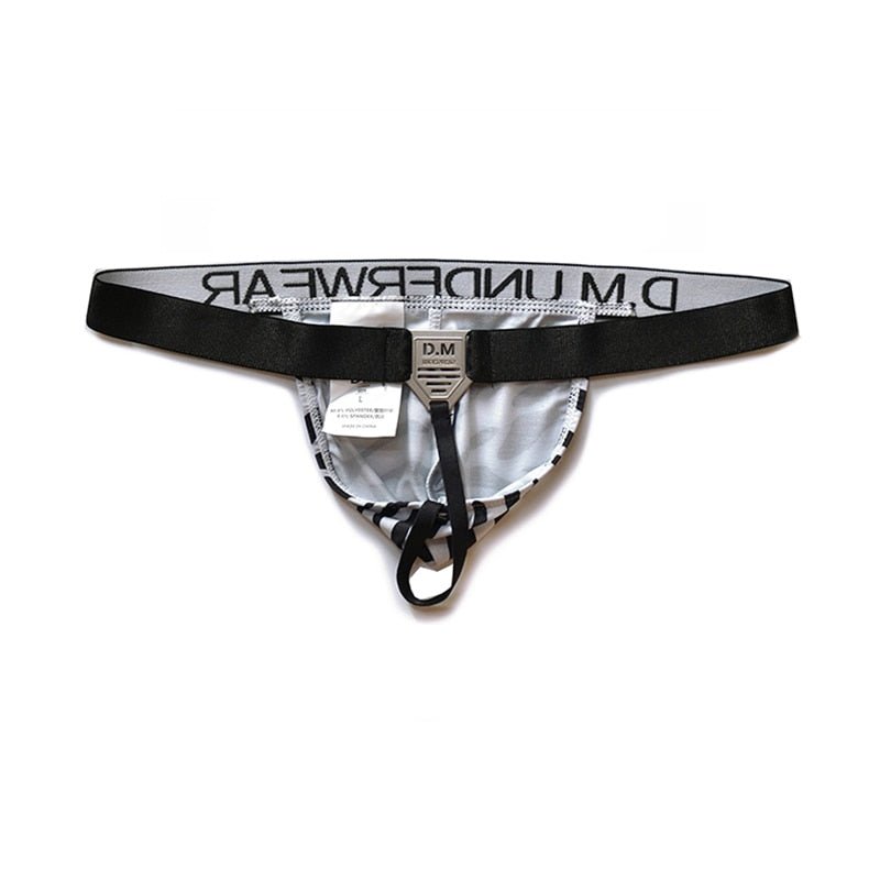 DM Animal Print Thong | dmunderwear detail image 4