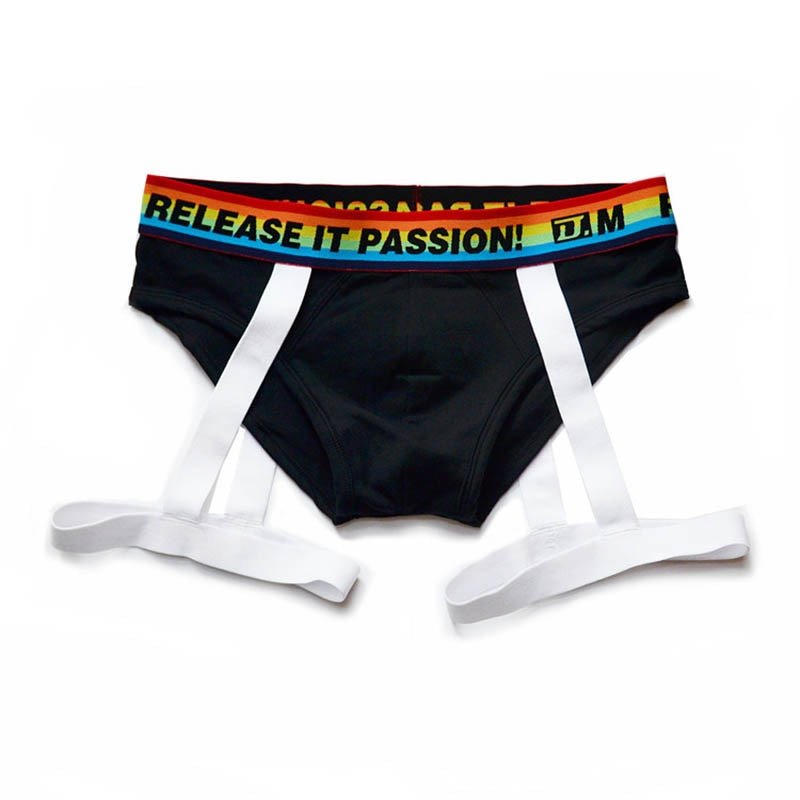 ORVLS DM Rainbow Passion Garter Briefs | dmunderwear variant image