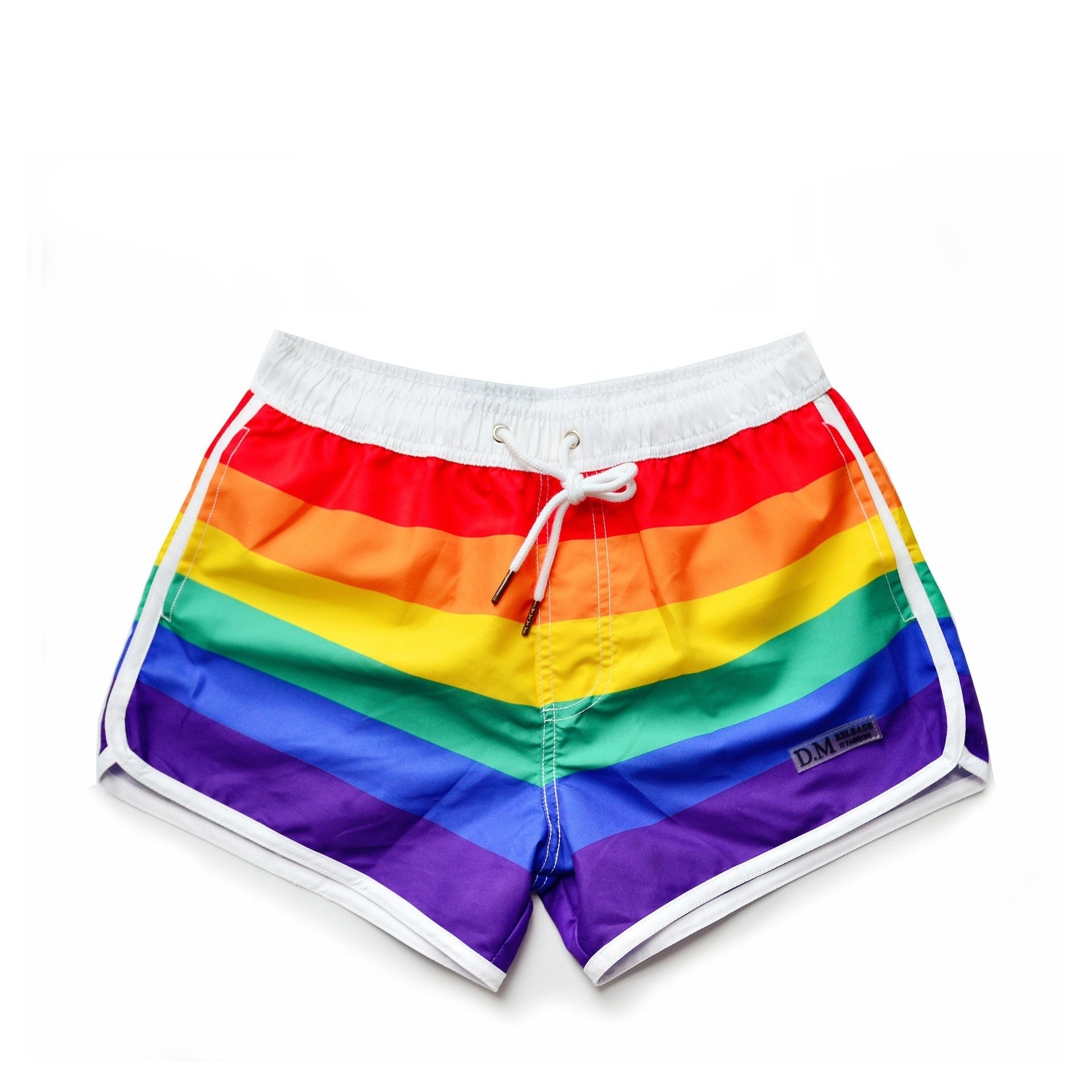 DM Rainbow Swim Trunks | dmunderwear