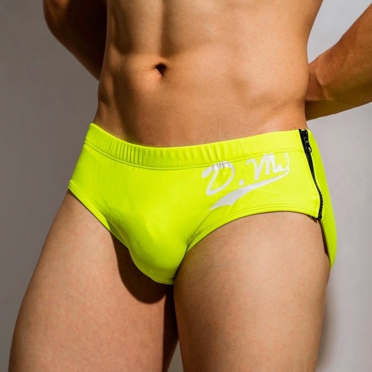 DM Zipper Swim Briefs | dmunderwear variant image