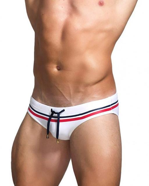 Essential Striped Swim Briefs | dmunderwear variant image