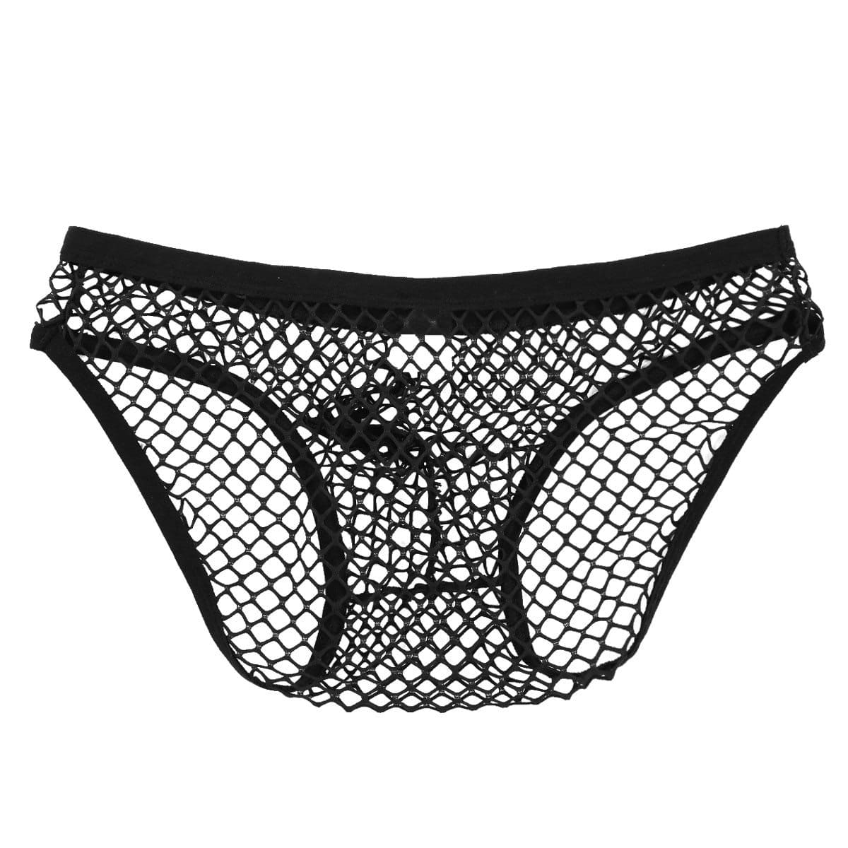Exotic Fishnet Briefs | dmunderwear detail image 2