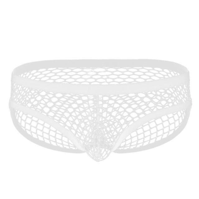 Exotic Fishnet Briefs | dmunderwear detail image 4