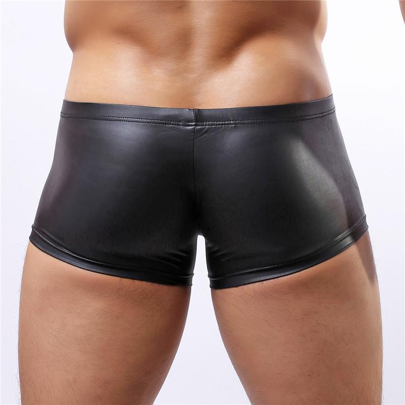ORVLS Faux Leather Ring Boxer Briefs | dmunderwear