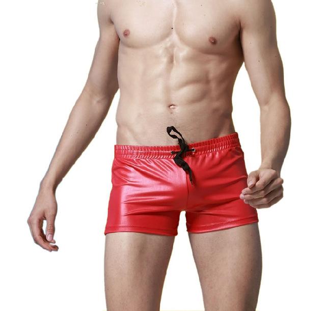 ORVLS Faux Leather Shorts | dmunderwear detail image 2