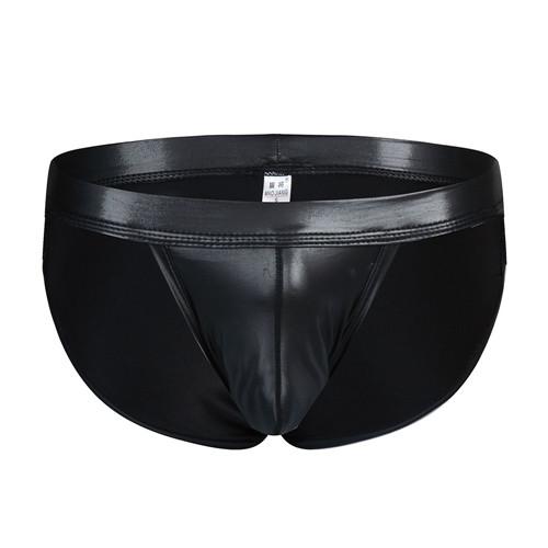 ORVLS Faux Leather Side Show Briefs | dmunderwear variant image