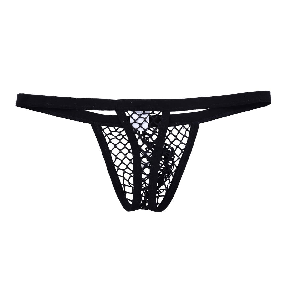 Fishnet G-String Thong | dmunderwear detail image 4