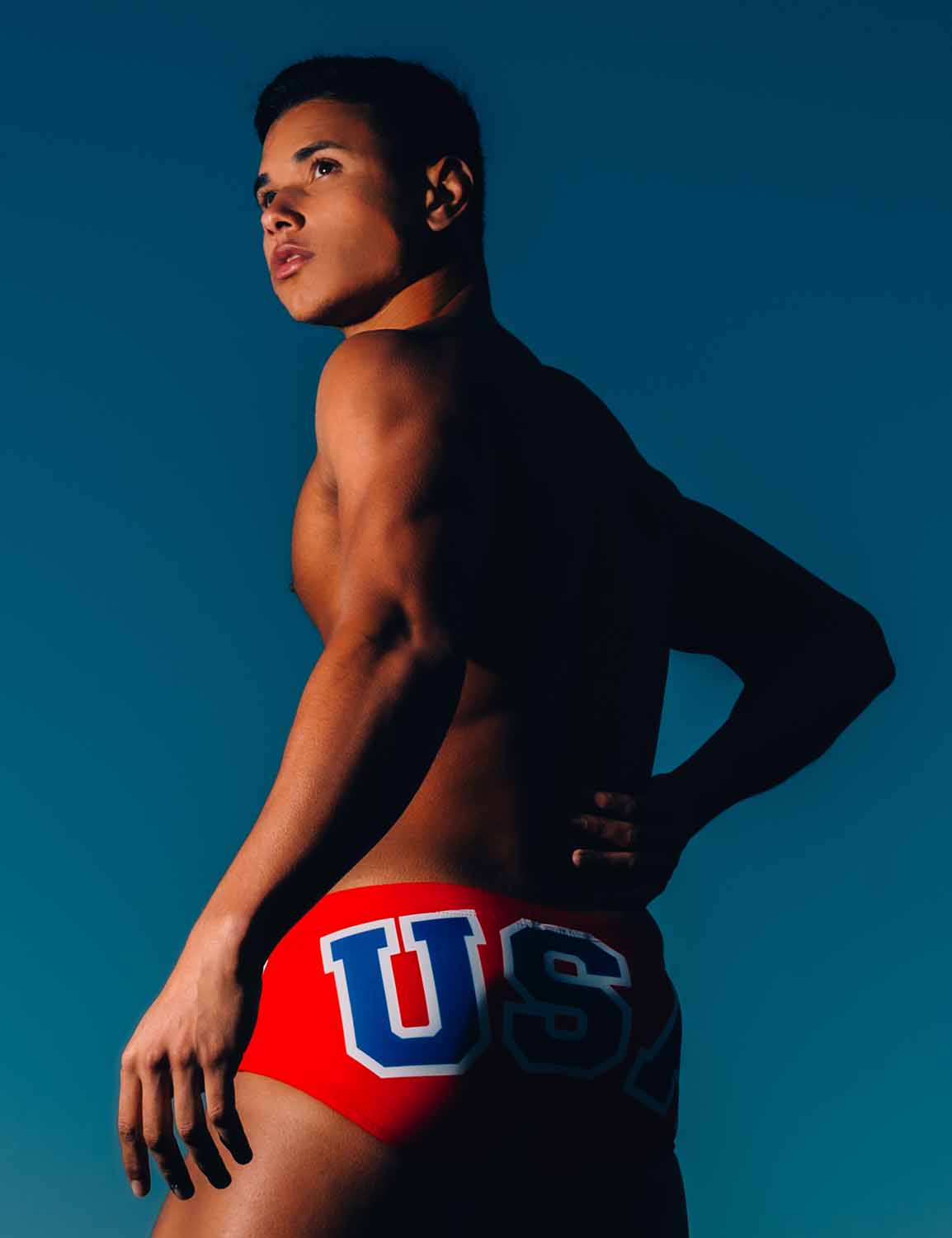 Flag Boxer Brief Swimwear 00802 | dmunderwear detail image 2