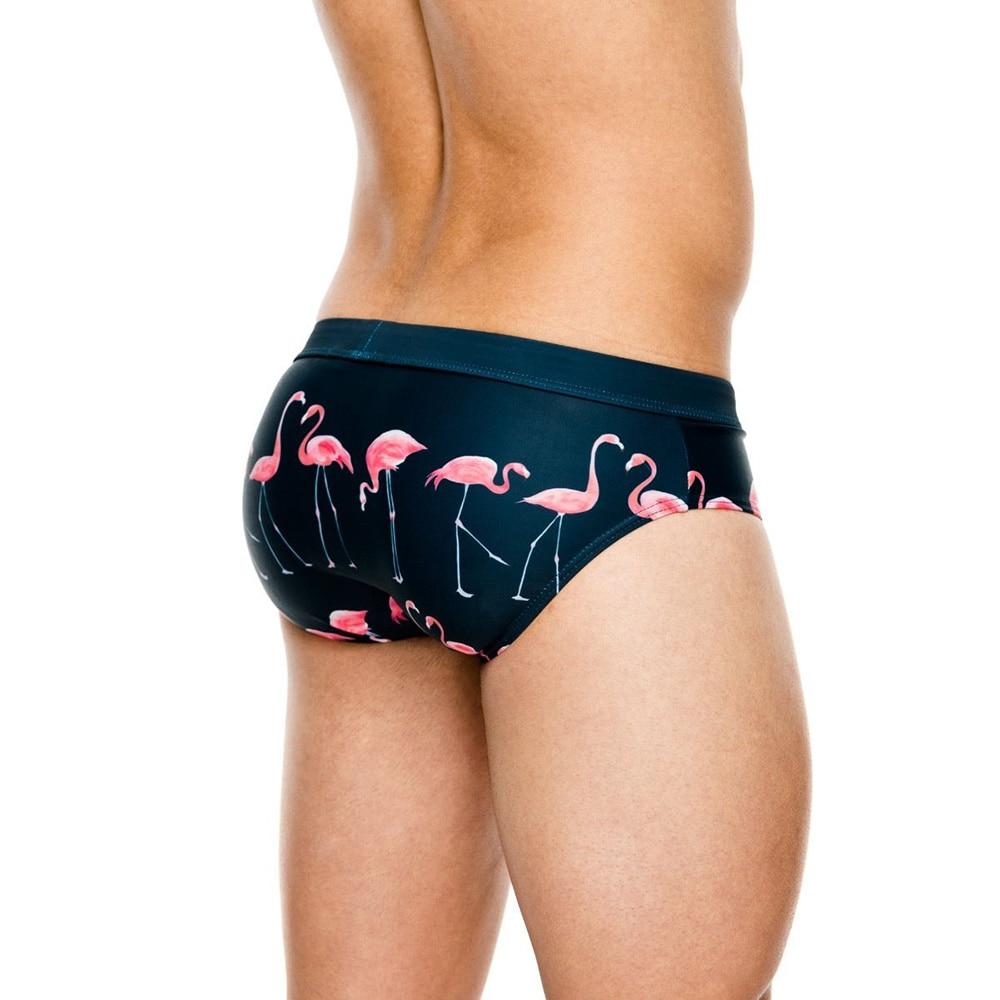 Flamingo Swim Briefs | dmunderwear detail image 10