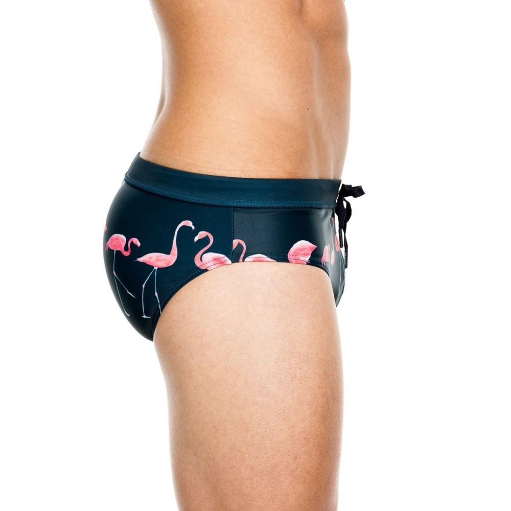 Flamingo Swim Briefs | dmunderwear detail image 9