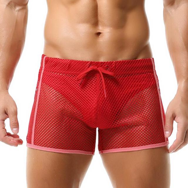 Flashy Mesh Swim Shorts | dmunderwear detail image 5