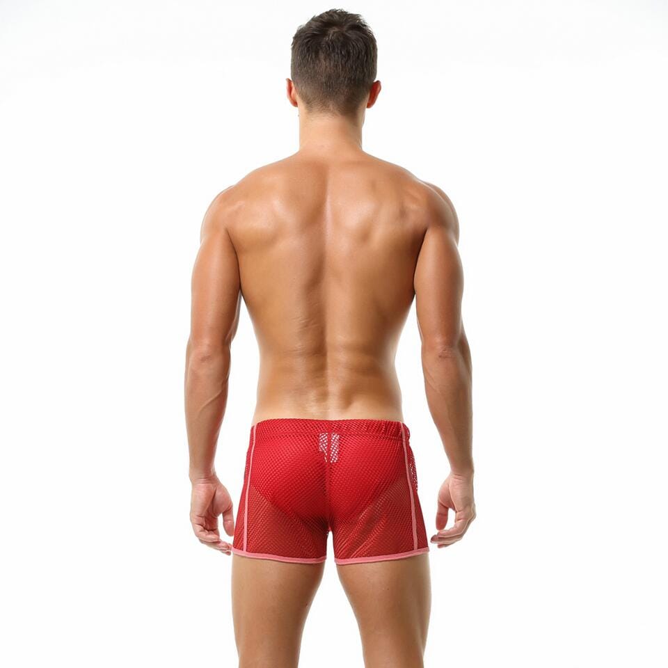 Flashy Mesh Swim Shorts | dmunderwear detail image 7
