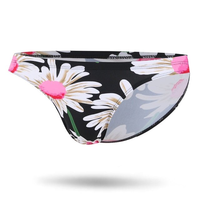 Flower Power Swim Briefs | dmunderwear detail image 3