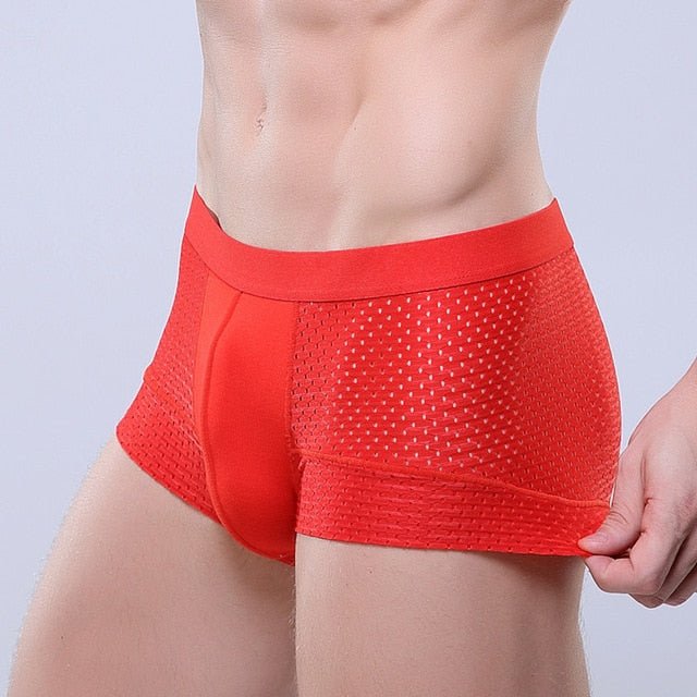 Four Corners Mesh Boxer Brief | dmunderwear detail image 4