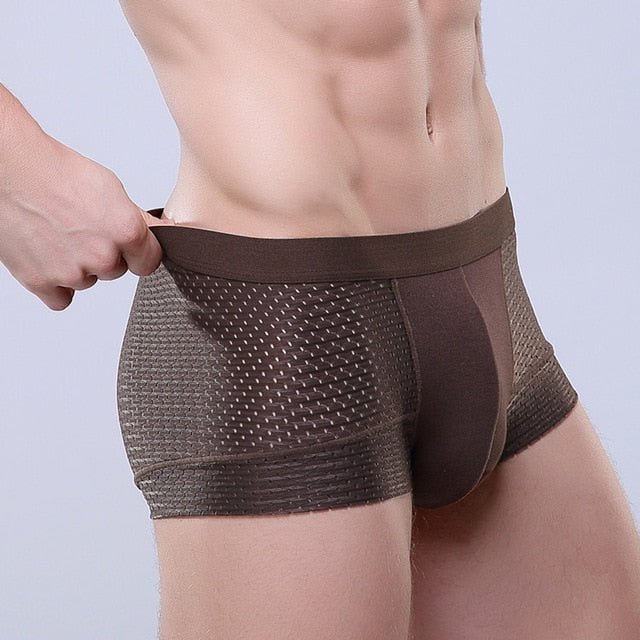 ORVLS Four Corners Mesh Boxer Brief | dmunderwear detail image 13
