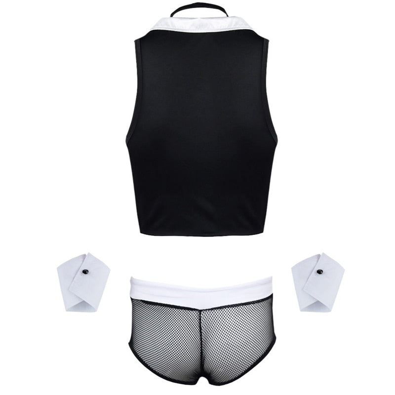 French Maid Role Play Costume | dmunderwear detail image 10