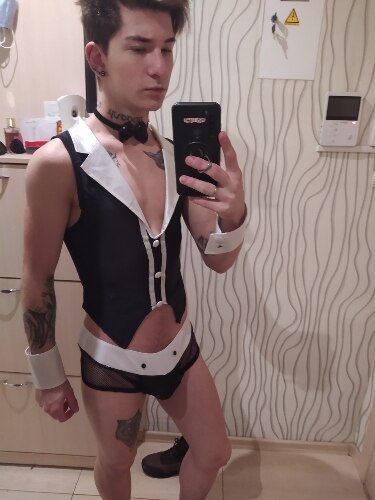 French Maid Role Play Costume | dmunderwear detail image 2