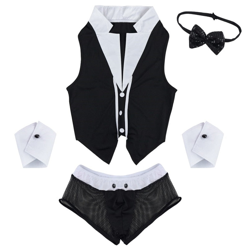 French Maid Role Play Costume | dmunderwear detail image 4