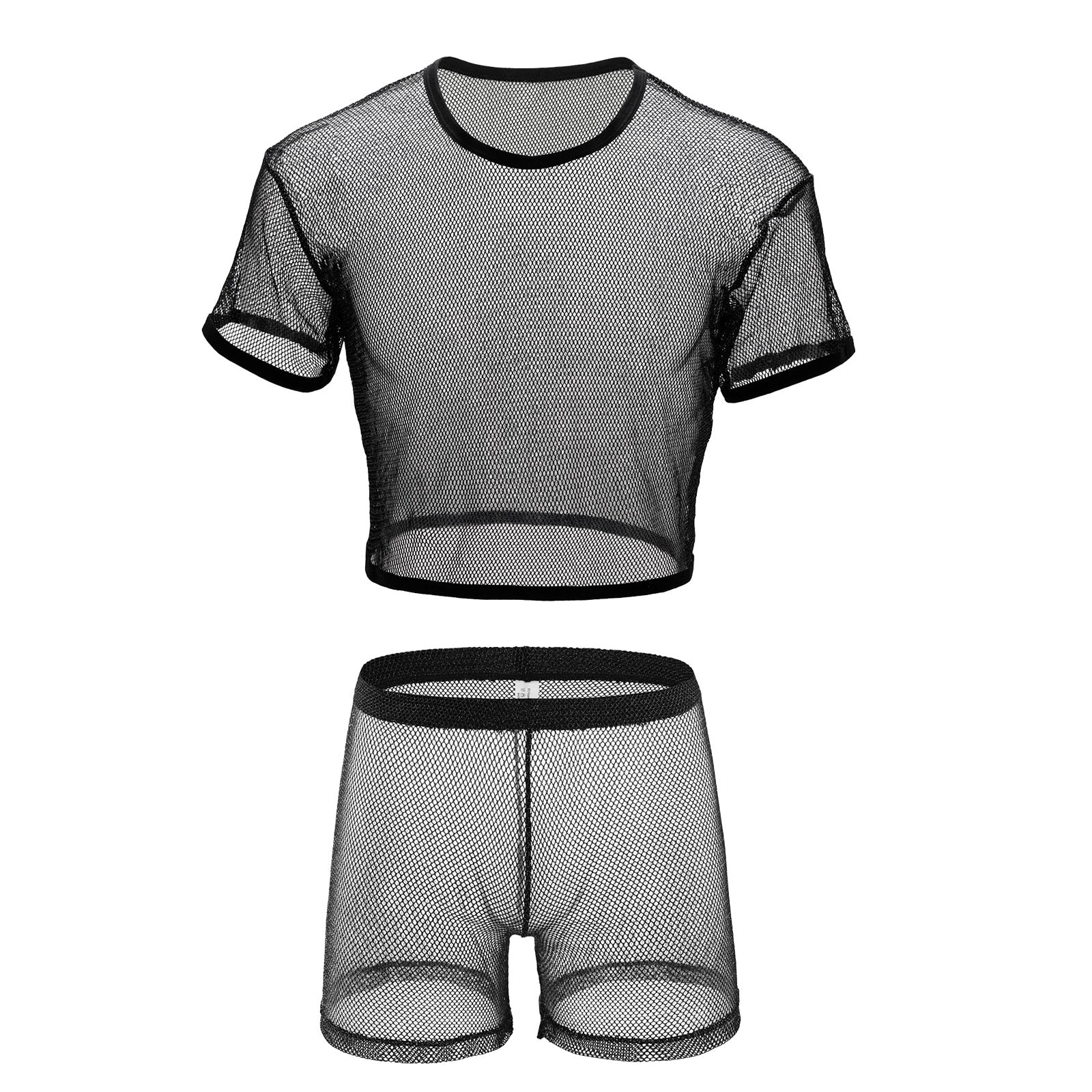 Full Moon 2 Pcs Mesh Set | dmunderwear detail image 2