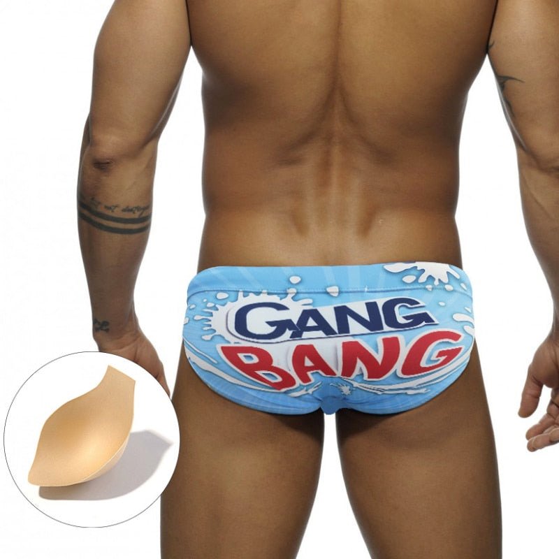 Gang Bang Swim Briefs | dmunderwear detail image 6
