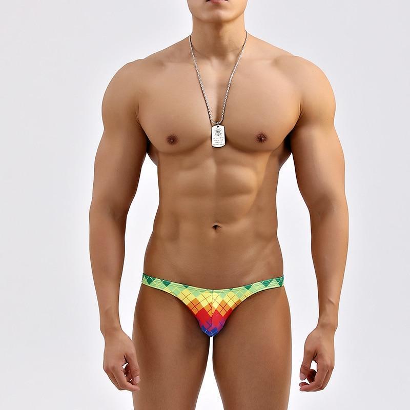 Geometry Prism Ultra Skinny Swim Briefs | dmunderwear