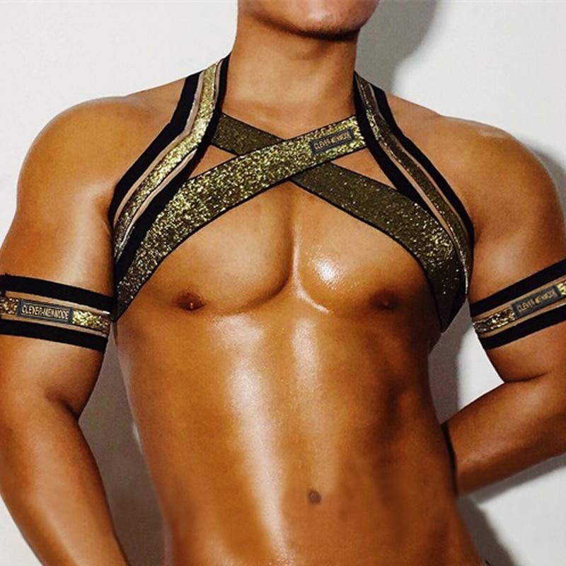 Gold Cross Harness | dmunderwear