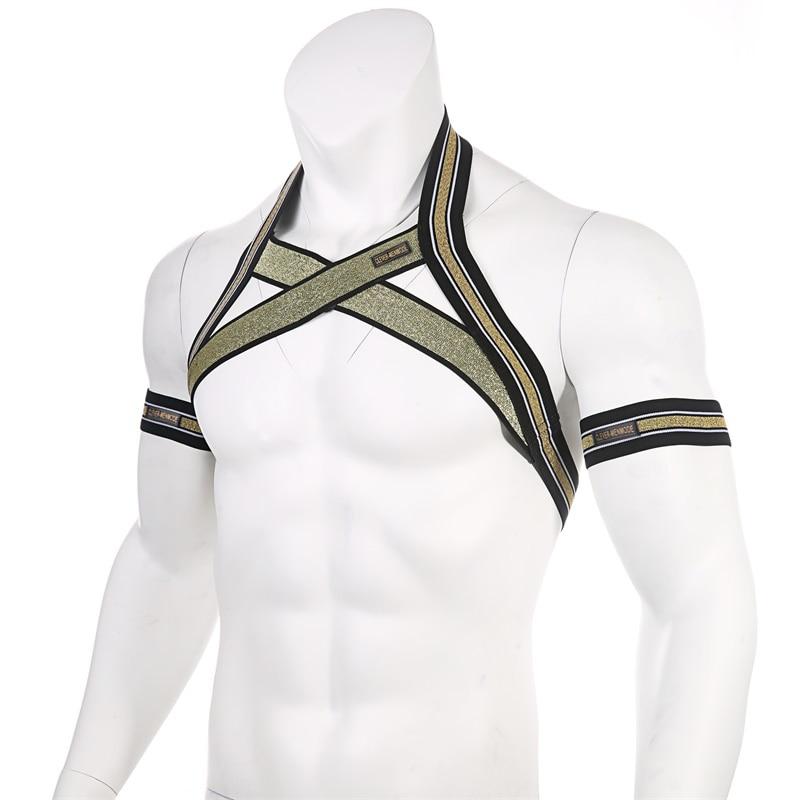 Gold Cross Harness | dmunderwear detail image 5