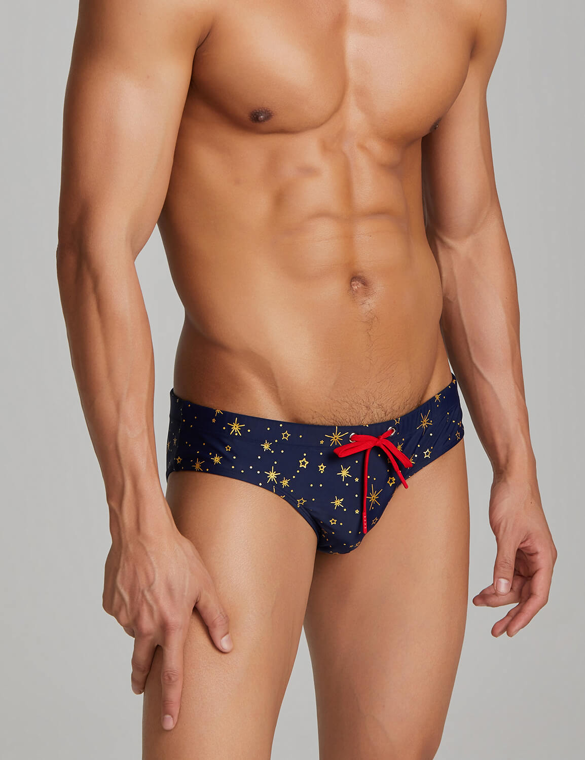 Golden Star Swim Brief 220902 | dmunderwear detail image 3