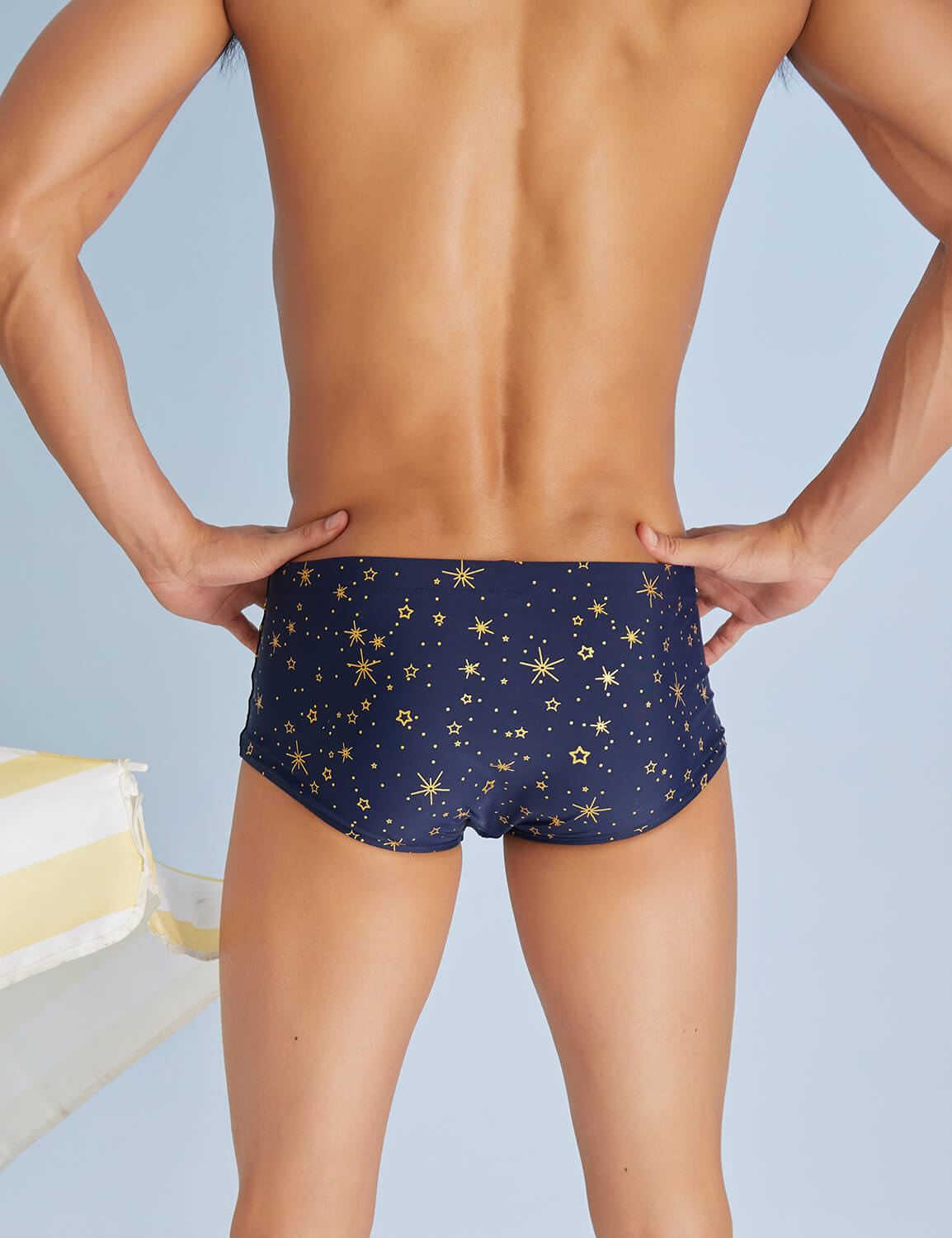 Golden Star Swim Trunks 220801 | dmunderwear detail image 2