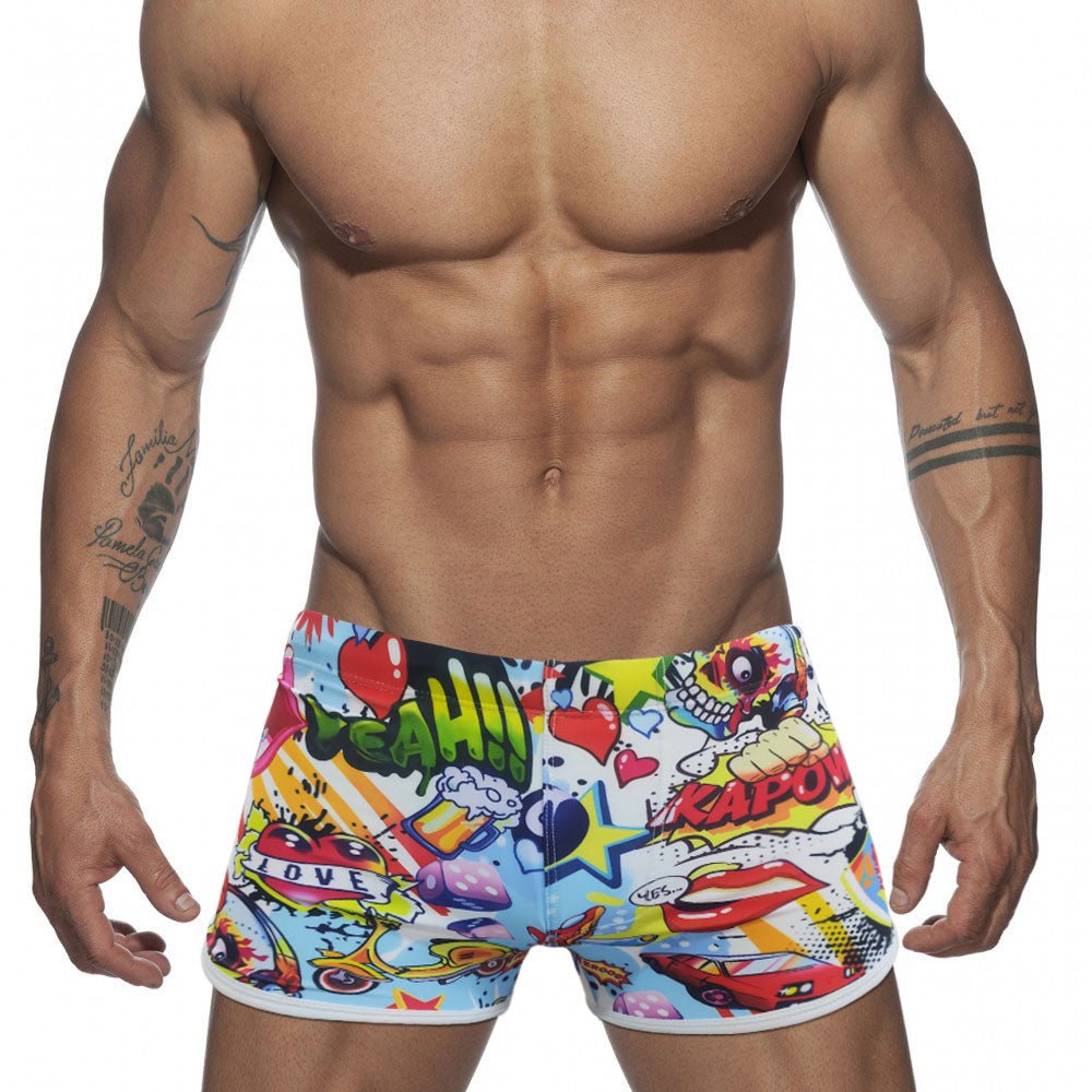 Graffiti Explosion Swim Trunks | dmunderwear