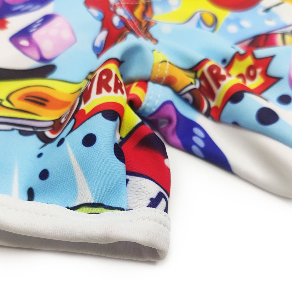 Graffiti Explosion Swim Trunks | dmunderwear detail image 4