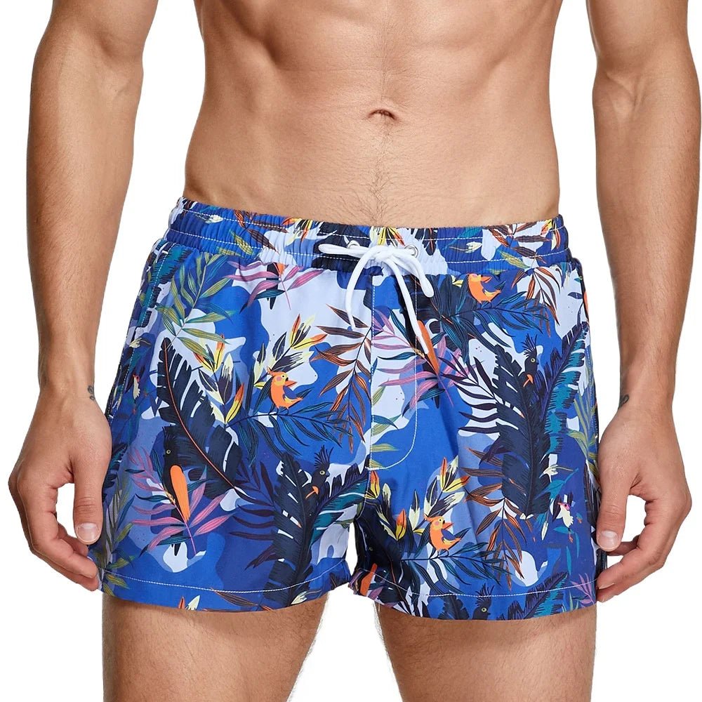 Graffiti Fronds Board Shorts | dmunderwear detail image 2
