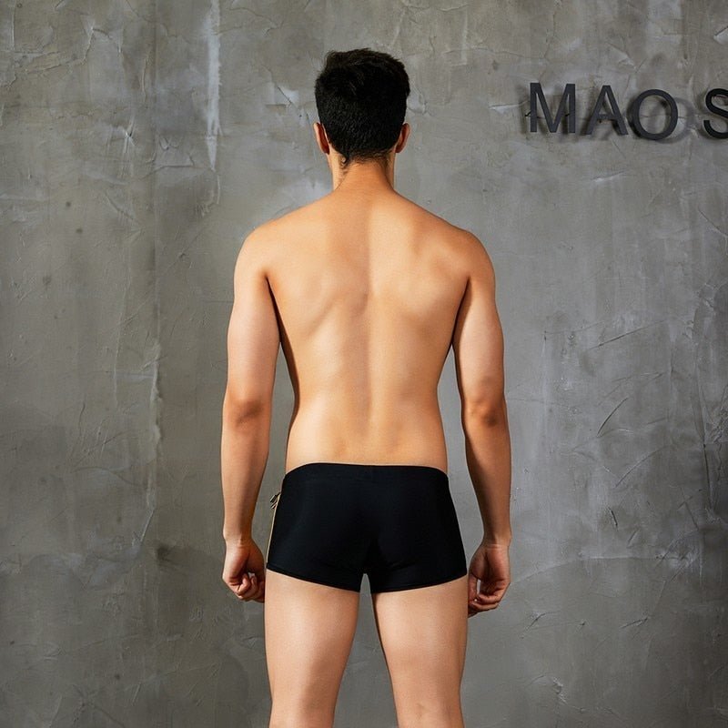 Graffiti Stripe Swim Trunks | dmunderwear detail image 7