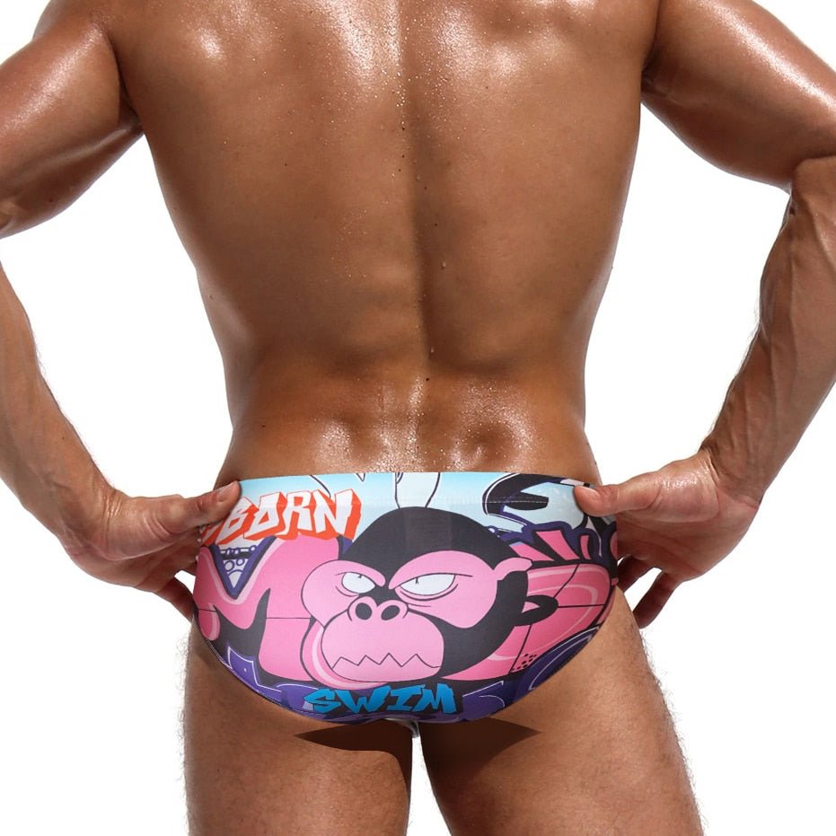 Great Gorilla Swim Briefs | dmunderwear detail image 2