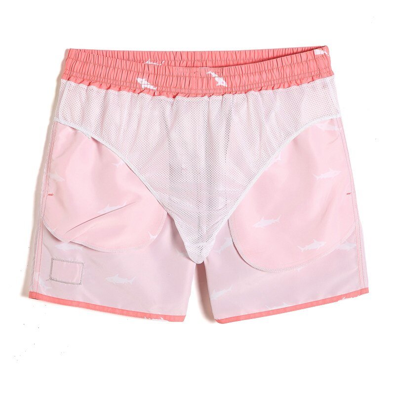 Great Pink Board Shorts | dmunderwear detail image 3