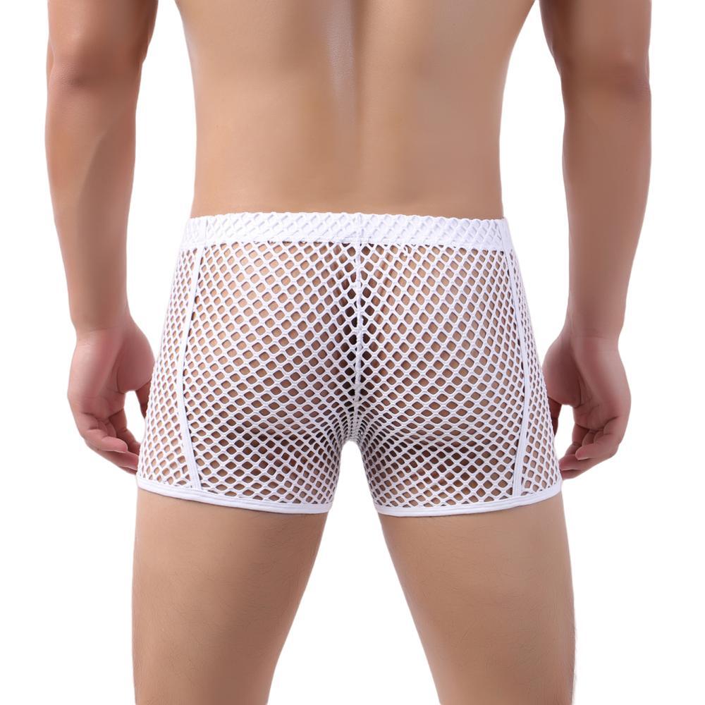 Nightlife Fishnet Boxer Briefs | dmunderwear detail image 16
