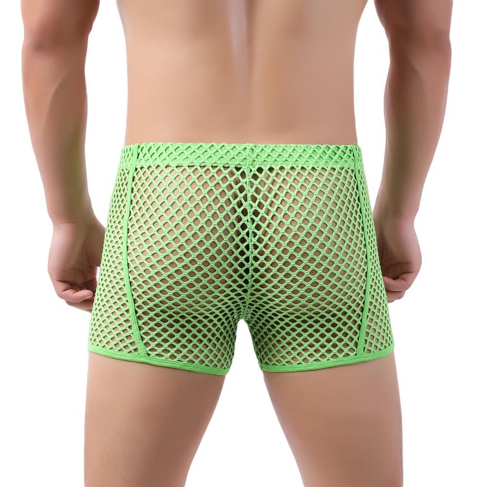 Nightlife Fishnet Boxer Briefs | dmunderwear detail image 3
